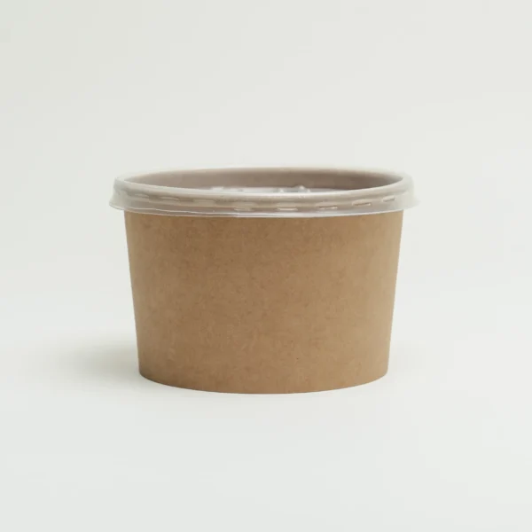 Suppenbecher To Go (Kraft) mit  Deckel 16oz 500ml