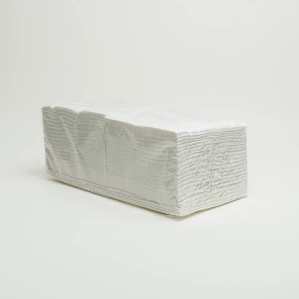 Servietten 33x33cm, 1-lagig, 1 Falz, 4,5kg, Weiß 10 packung
